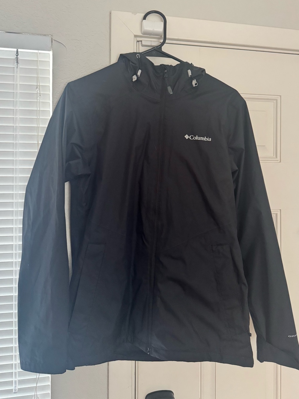 Columbia Sportswear Black Omni Tech Arcadia II Rain Jacket Womens Small